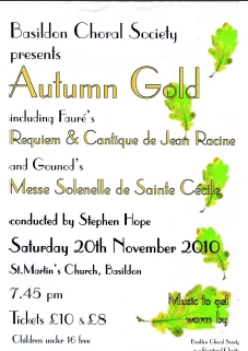 2010 November Autumn Gold - Poster