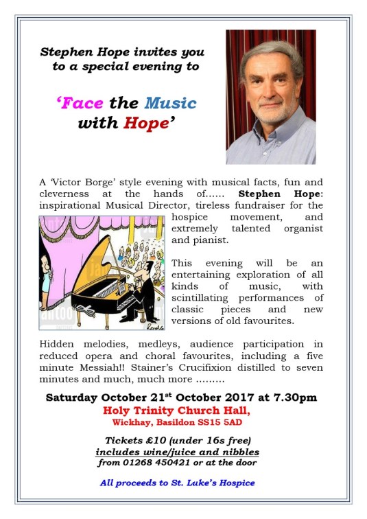 Face the music Nov 17